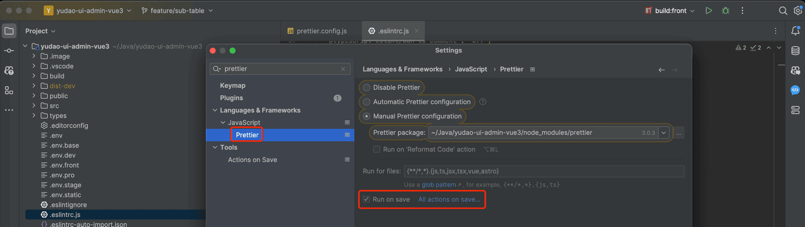 JetBrains 端自动格式化